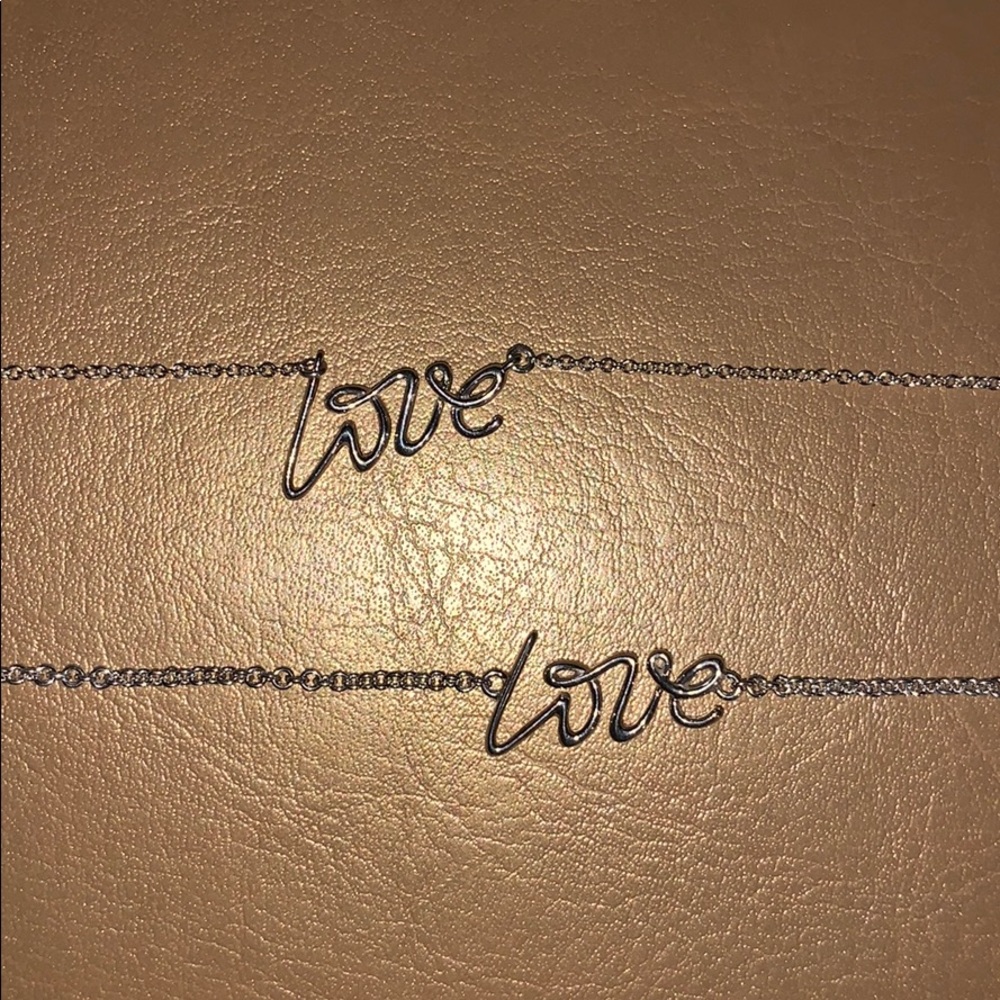 Tiffany love set!! necklace and bracelet
